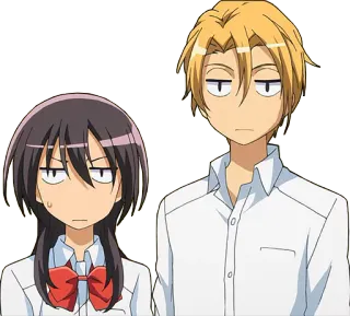 😠 Аниме, Персонажи, Maid Sama, Манга, Бесстрастный telegram sticker
