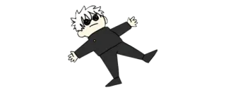 ✨ Satoru Gojo Jujutsu Kaisen Anime, Gojo, Satoru, JJK, Jujutsu Kaisen, Charakter, Manga telegram sticker