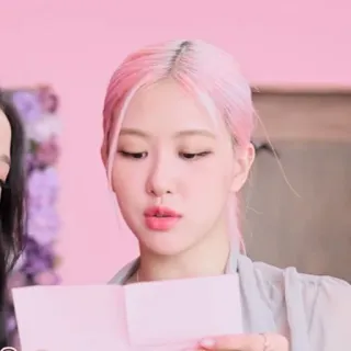 🌷 Rose K-pop, Cantante, Idol, Rosé, Blackpink, Celebridad, Coreano whatsapp sticker