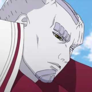 😒 Isshiki Ōtsutsuki Boruto 잇시키, 오오츠츠키, 보루토, 애니메이션, 만화, 캐릭터 telegram sticker