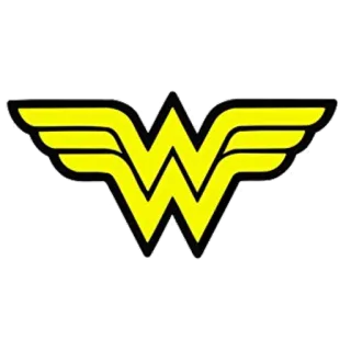 😗 Wonder Woman Wonder Woman, Logo, Símbolo, DC Comics, Superhéroe telegram sticker
