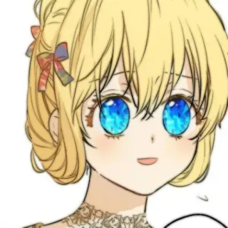 🪜 Anime, Chica, Manga, Retrato, Dibujos animados, Lindo telegram sticker