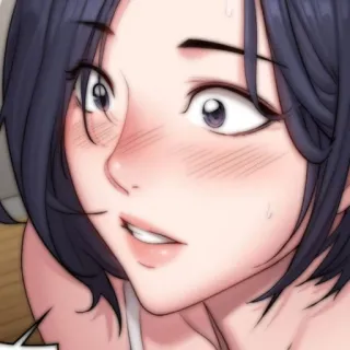 💭 Anime, Dziewczyna, Portret, Twarz, Kobieta, Rumieniec telegram sticker