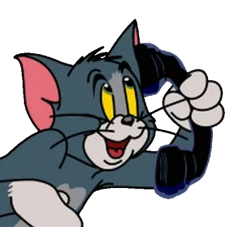 😊 Tom Cat Tom, gato, desenho animado, animal, engraçado whatsapp sticker