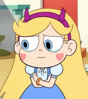 💫 Star Butterfly Star vs. the Forces of Evil Dibujos animados, Triste, Llorando, Princesa, Magia whatsapp sticker