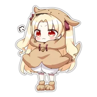 😠 sticker, animé, kawaii, mignon, chibi, dessin animé telegram sticker