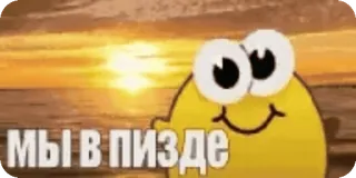 ☺️ МЫ В ПИЗДЕ cartoon, offensive, text, meme whatsapp sticker