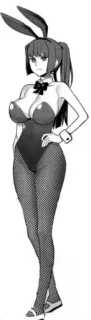 🐰 Dziewczyna anime, Bunny girl, Kabaretki, Postać anime telegram sticker