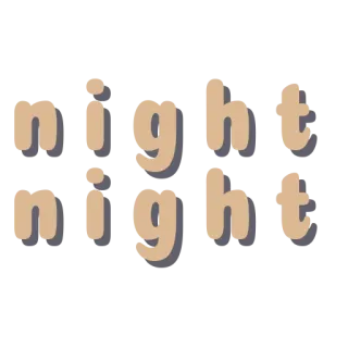 🌘 night night noite, boa noite, sono, fofo, sonho whatsapp sticker