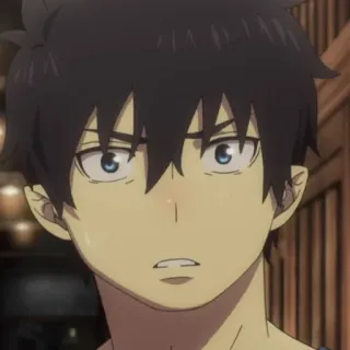 ☁️ Rin Okumura Blue Exorcist Anime, Charakter, Rin Okumura, Blue Exorcist telegram sticker