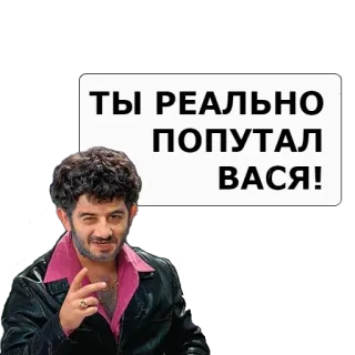 😠 ТЫ РЕАЛЬНО ПОПУТАЛ ВАСЯ! мужчина, выражение, портрет, лицо telegram sticker