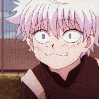 💞 Killua Zoldyck Hunter x Hunter Anime, Killua, Hunter x Hunter, Cartone animato, Personaggio, Capelli bianchi, Personaggio anime telegram sticker