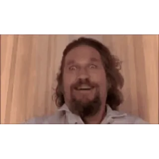 😳 The Dude The Big Lebowski Jeff Bridges, comedy, movie, bowling, dude, the dude, Lebowski telegram sticker