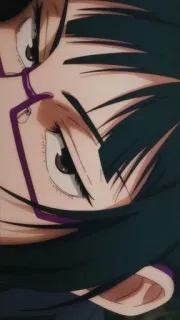 👁 アニメ, メガネ, 女性, 漫画 telegram sticker