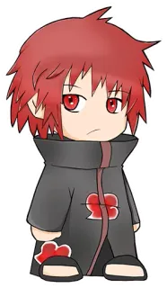😕 Sasori Naruto อนิเมะ, ซาโซริ, แสงอุษา, นินจา, จิบิ telegram sticker
