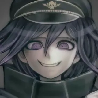 😈 Kokichi Oma Danganronpa V3: Killing Harmony อนิเมะ, ดันกันรอนปะ, โคคิจิ โอมะ, ตัวร้าย, หมวก telegram sticker