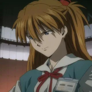 🌟 Asuka Langley Sohryu Neon Genesis Evangelion Anime, Manga, Asuka, Evangelion telegram sticker