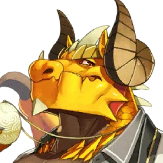 🙂 naga, furry, fantasi, karakter, antropomorfik telegram sticker