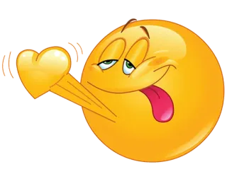❤ Émoji, Coeur, Amour, Drôle, Langue, Idiot, Expression, Visage telegram sticker