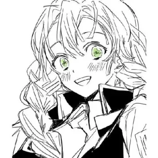 💗 Mitsuri Kanroji Demon Slayer Anime, Manga, Fanart, Demon Slayer, Mitsuri Kanroji whatsapp sticker