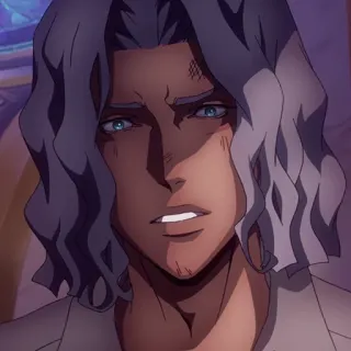 ⛓ Аниме, Портрет, Грустный, Мужчина telegram sticker