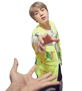 🤝 Jin K-Pop, BTS, Idol, Musiker, Koreanisch, Sänger, Promi telegram sticker