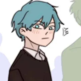 🎧 Desenho animado, Personagem, Anime, Ilustração whatsapp sticker