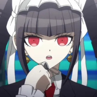 🃏 Celestia Ludenberg Danganronpa Anime, Celestia Ludenberg, Danganronpa, Personagem, Gothic Lolita telegram sticker