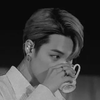 🃏 person, man, drinking, cup, coffee, tea, portrait telegram sticker