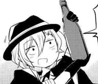 🐾 Anime, Manga, Hoạt hình, Chai, Mũ, Bản vẽ telegram sticker