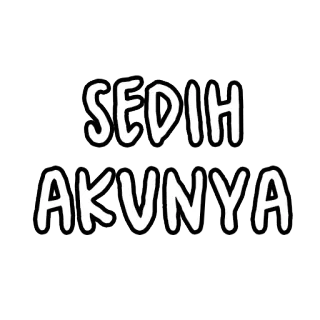 😭 SEDIH
AKUNYA verdrietig, melancholisch, teleurgesteld, indonesisch, tekst, citaat telegram sticker