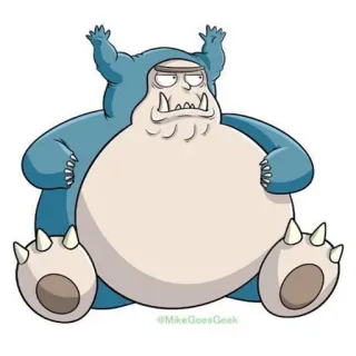 🚜 @MikeGoesGeek Relaxo, Rick und Morty, Pokémon, Cartoon, Mashup, Lustig, Geek telegram sticker