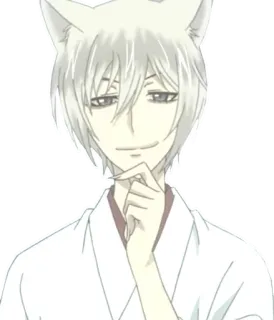 😏 Tomoe Kamisama Kiss anime, fox spirit, manga, character telegram sticker