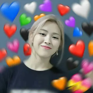 💗 kpop, serce, miłość, uroczy, idol, kobieta, uśmiechnięta telegram sticker