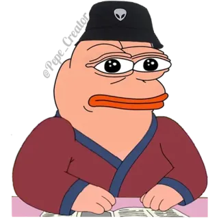 🐸 Pepe the Frog pepe, grenouille, mème, alien, bob, personnage telegram sticker