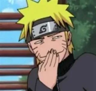 🤭 Naruto Uzumaki Naruto anime, manga, naruto, uzumaki, cartoon, funny face telegram sticker