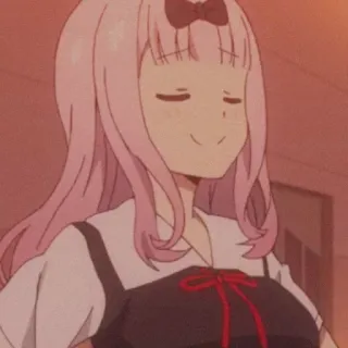 🙂 Chika Fujiwara Kaguya-sama: Love Is War anime, cute, funny, girl, dance, happy telegram sticker