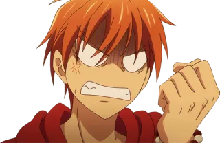 😡 Kyo Sohma Fruits Basket Anime, Bực bội, Kyo Sohma, Fruits Basket telegram sticker