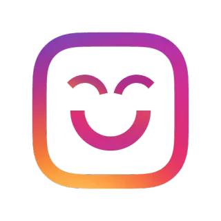 ☺️ instagram, logo, media sosial telegram sticker