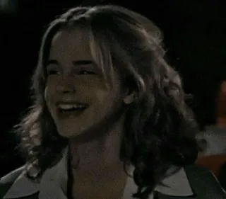 🦋 Emma Watson dziewczyna, aktorka, dziecko, młoda, uśmiech whatsapp sticker