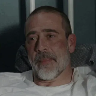 😋 Negan The Walking Dead актер, борода, телешоу, портрет, мужчина whatsapp sticker