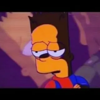 😵 Bart Simpson The Simpsons บาร์ท ซิมป์สัน, ซิมป์สัน, การ์ตูน, แอนิเมชั่น, ตัวละคร, Fox, รายการทีวี telegram sticker