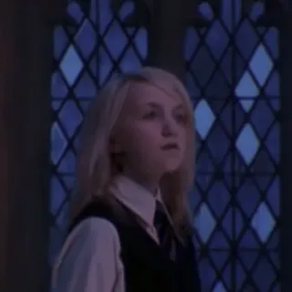 🙂 Luna Lovegood Harry Potter Luna Lovegood, Harry Potter, Personaggio, Strega, Divisa scolastica telegram sticker