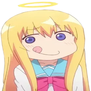 😏 Gabriel White Tenma Gabriel Dropout Anime, Garota, Anjo, Mangá, Engraçado telegram sticker