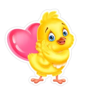 Пасхальный Цыплёночек telegram stickers