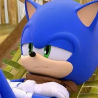 🙁 Sonic sonic the hedgehog, мультфильм, sonic telegram sticker