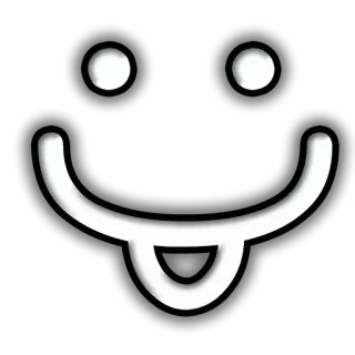 😏 Emoji, Visage, Langue, Joyeux, Drôle, Sticker telegram sticker