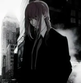 🔗 anime, city, woman, building telegram sticker
