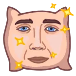😉 Nicolas Cage Nicolas Cage, ator, meme, celebridade, almofada, estrelas telegram sticker