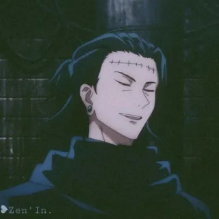 🖇 Suguru Geto Jujutsu Kaisen anime, jujutsu kaisen, suguru geto, villain, character, sticker whatsapp sticker